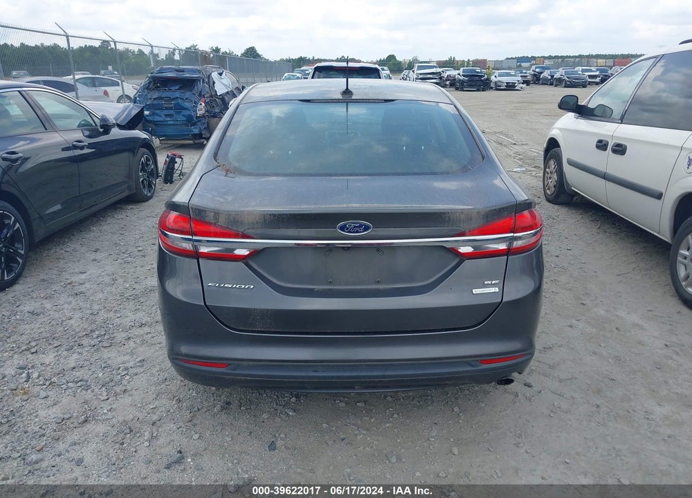 2018 FORD FUSION SE VIN: 3FA6P0HD9JR158180