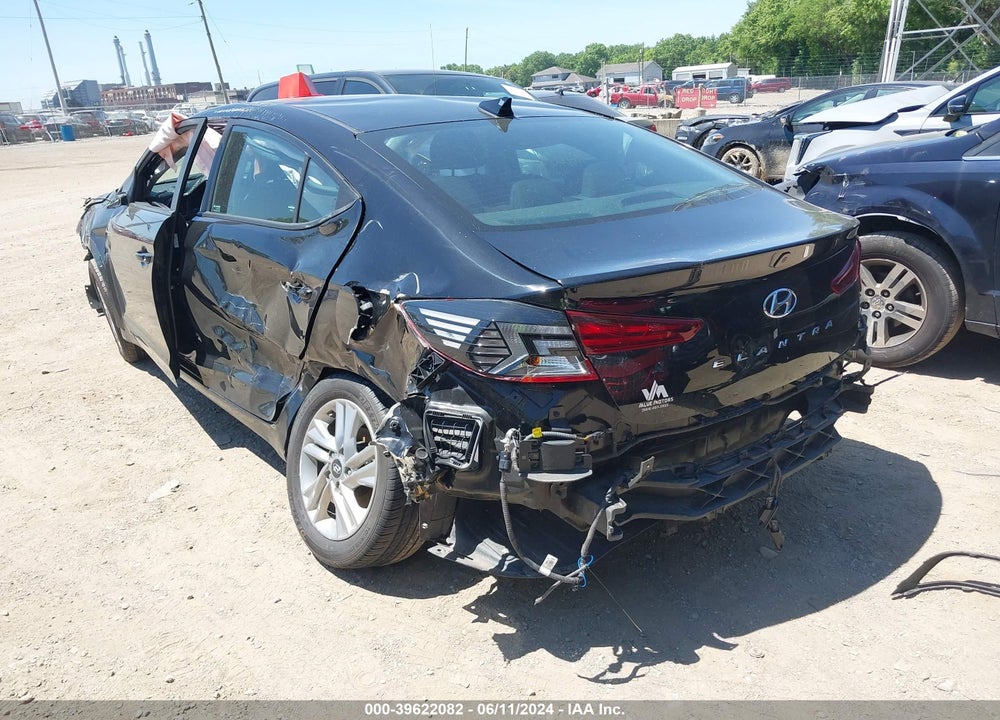 2020 HYUNDAI ELANTRA SEL VIN: KMHD84LF5LU042027
