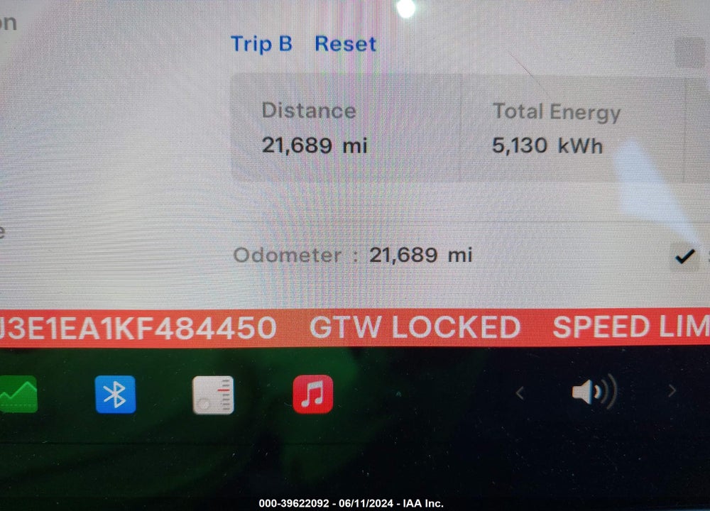 2019 TESLA MODEL 3 LONG RANGE/MID RANGE/STANDARD RANGE/STANDARD RANGE PLUS VIN: 5YJ3E1EA1KF484450