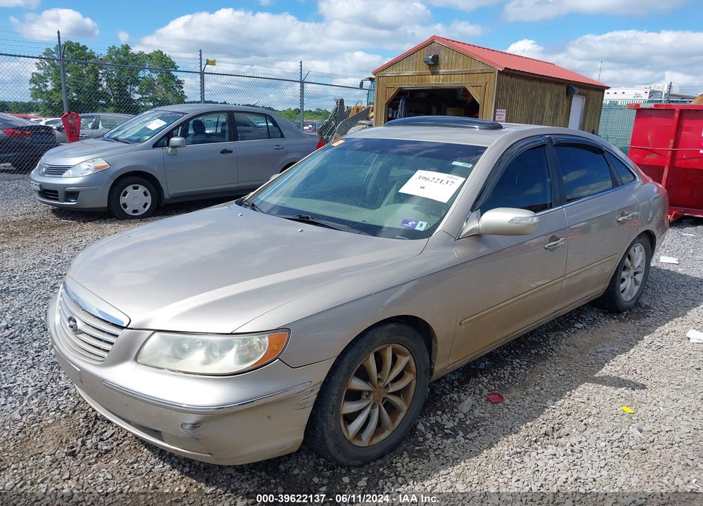 2008 HYUNDAI AZERA LIMITED VIN: KMHFC46F08A301552