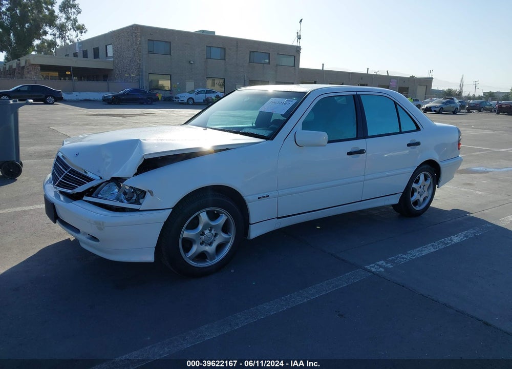 2000 MERCEDES-BENZ C 230 KOMPRESSOR VIN: WDBHA24G6YA834880