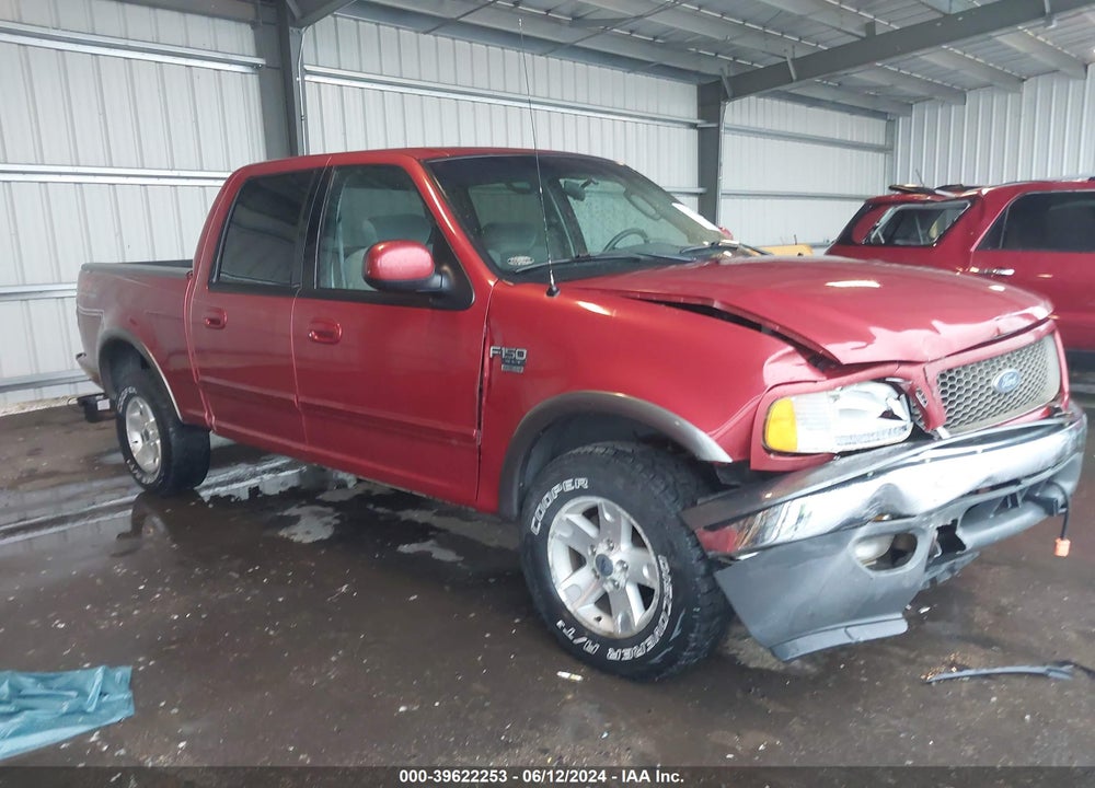 2002 FORD F-150 LARIAT/XLT VIN: 1FTRW08L82KD77154