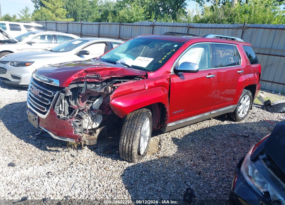 2016 GMC TERRAIN SLT VIN: 2GKFLUEK1G6329153