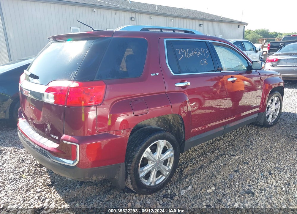 2016 GMC TERRAIN SLT VIN: 2GKFLUEK1G6329153
