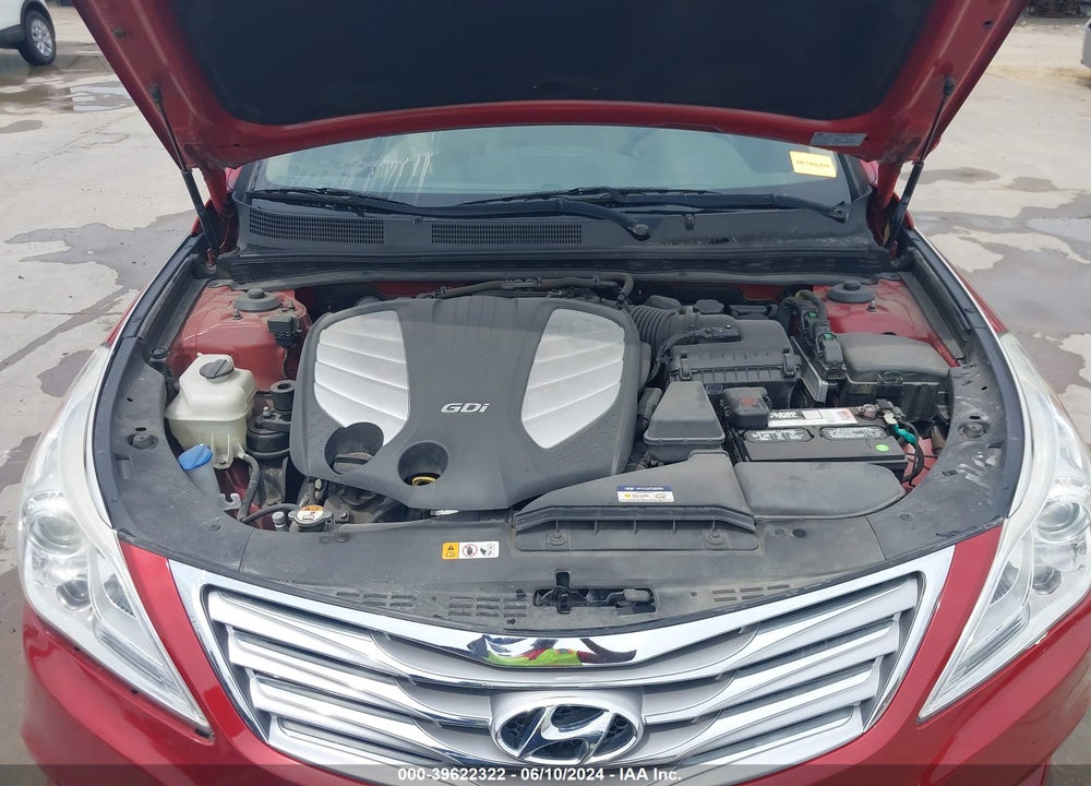 2012 HYUNDAI AZERA VIN: KMHFG4JG7CA167698