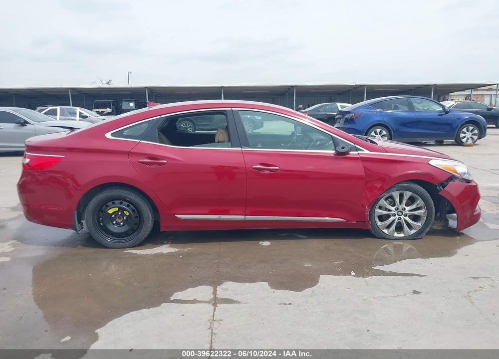 2012 HYUNDAI AZERA VIN: KMHFG4JG7CA167698