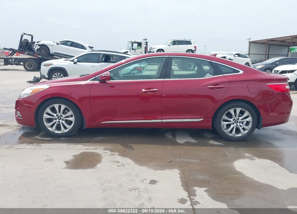 2012 HYUNDAI AZERA VIN: KMHFG4JG7CA167698