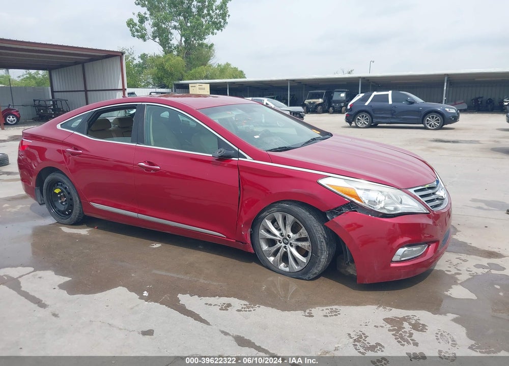 2012 HYUNDAI AZERA VIN: KMHFG4JG7CA167698
