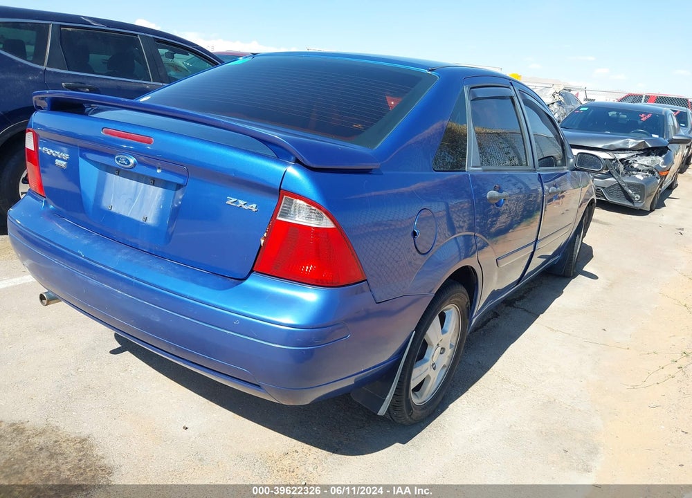 2005 FORD FOCUS ZX4 VIN: 1FAFP34N55W310281
