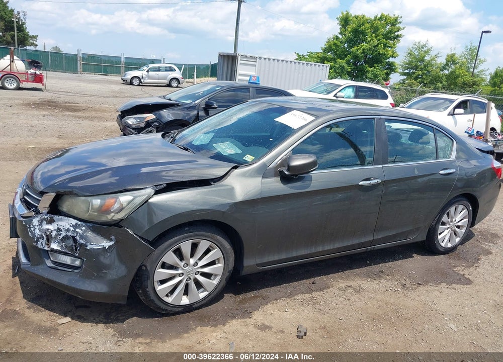 2013 HONDA ACCORD EX-L VIN: 1HGCR2F81DA061628