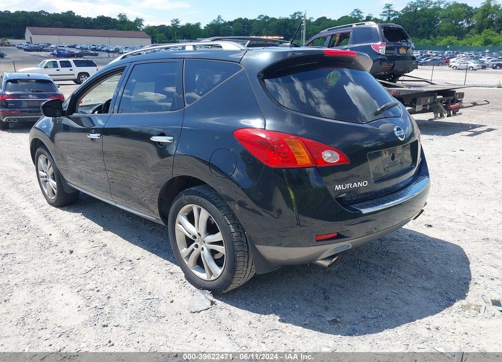 2009 NISSAN MURANO LE VIN: JN8AZ18W09W114894