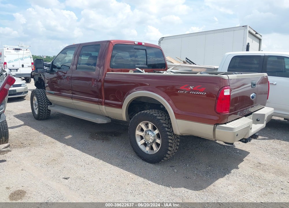 2008 FORD F-250 FX4/HARLEY-DAVIDSON/KING RANCH/LARIAT/XL/XLT VIN: 1FTSW21Y58EC87387