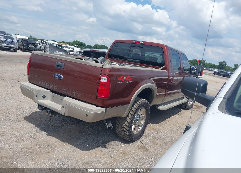2008 FORD F-250 FX4/HARLEY-DAVIDSON/KING RANCH/LARIAT/XL/XLT VIN: 1FTSW21Y58EC87387