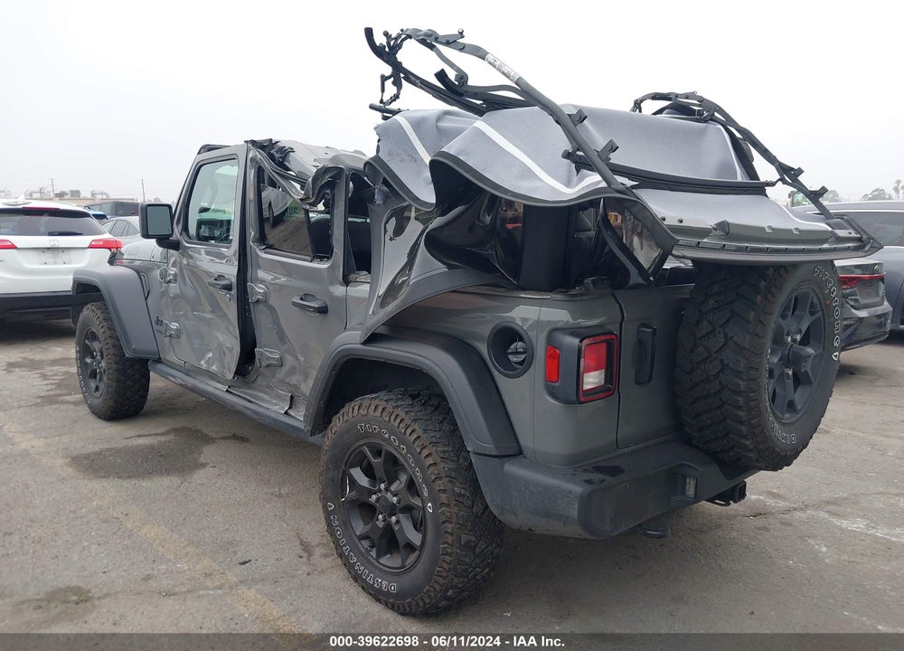 2021 JEEP WRANGLER UNLIMITED WILLYS 4X4 VIN: 1C4HJXDN9MW739885