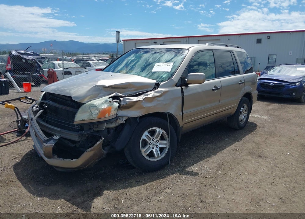 2003 HONDA PILOT EX-L VIN: 2HKYF18523H586389