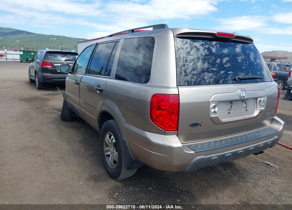 2003 HONDA PILOT EX-L VIN: 2HKYF18523H586389