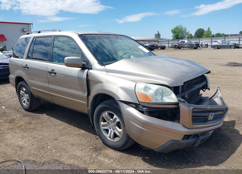 2003 HONDA PILOT EX-L VIN: 2HKYF18523H586389