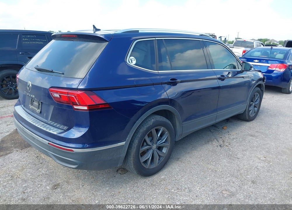 2022 VOLKSWAGEN TIGUAN 2.0T SE VIN: 3VV3B7AX2NM159376