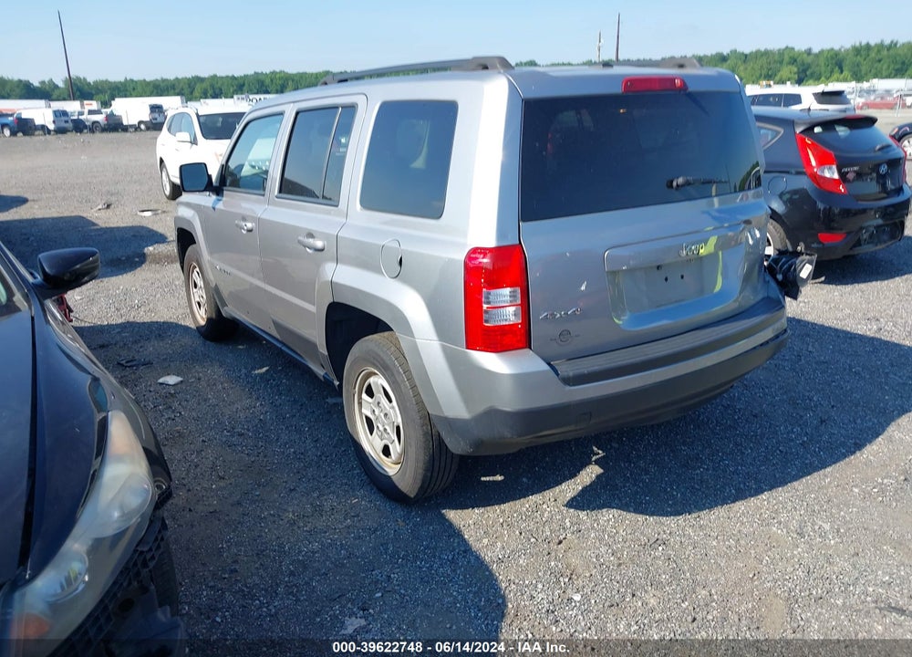 2017 JEEP PATRIOT SPORT 4X4 VIN: 1C4NJRBB6HD112599