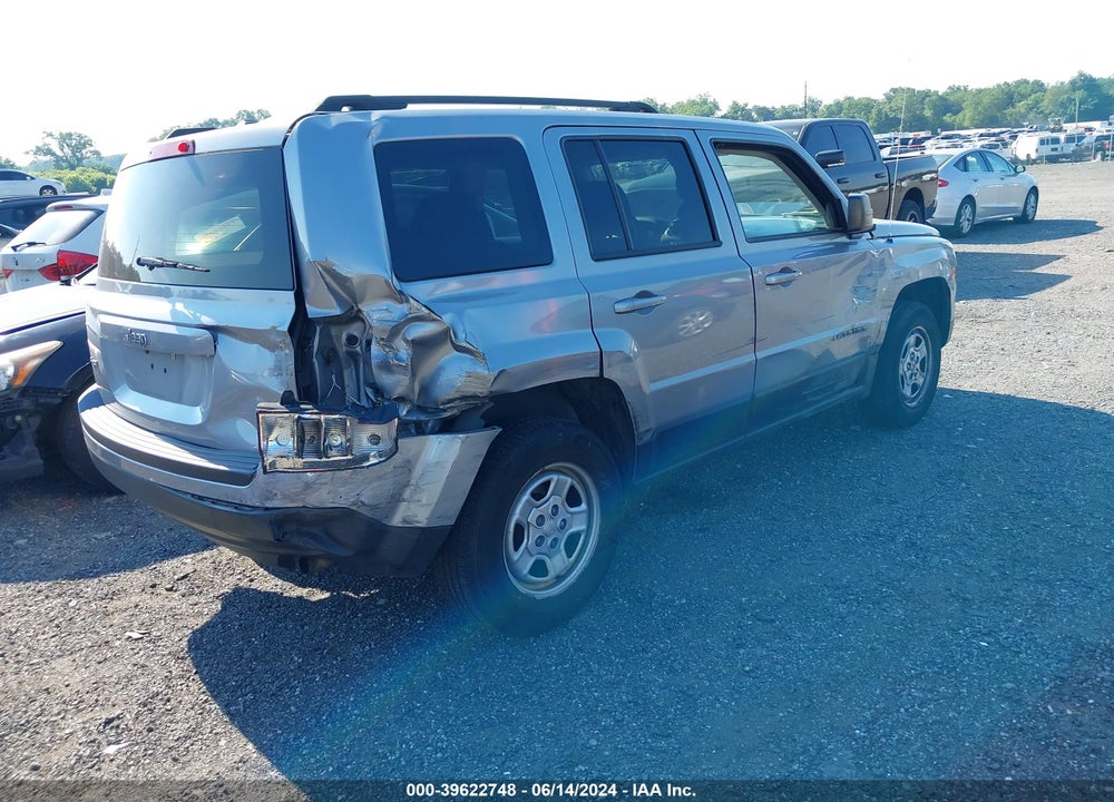 2017 JEEP PATRIOT SPORT 4X4 VIN: 1C4NJRBB6HD112599