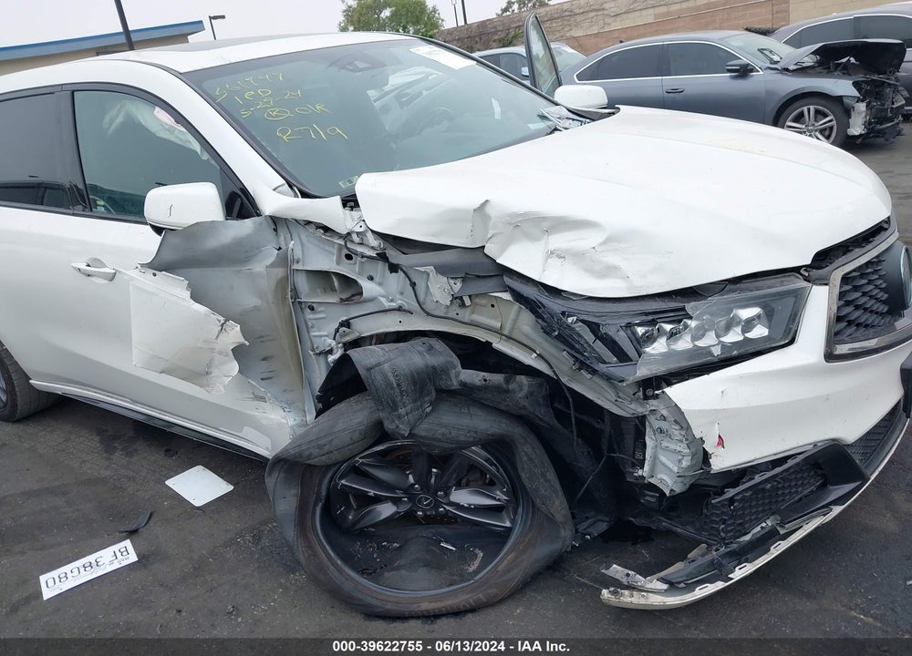 2019 ACURA MDX TECH & A-SPEC PKGS VIN: 5J8YD4H09KL016266