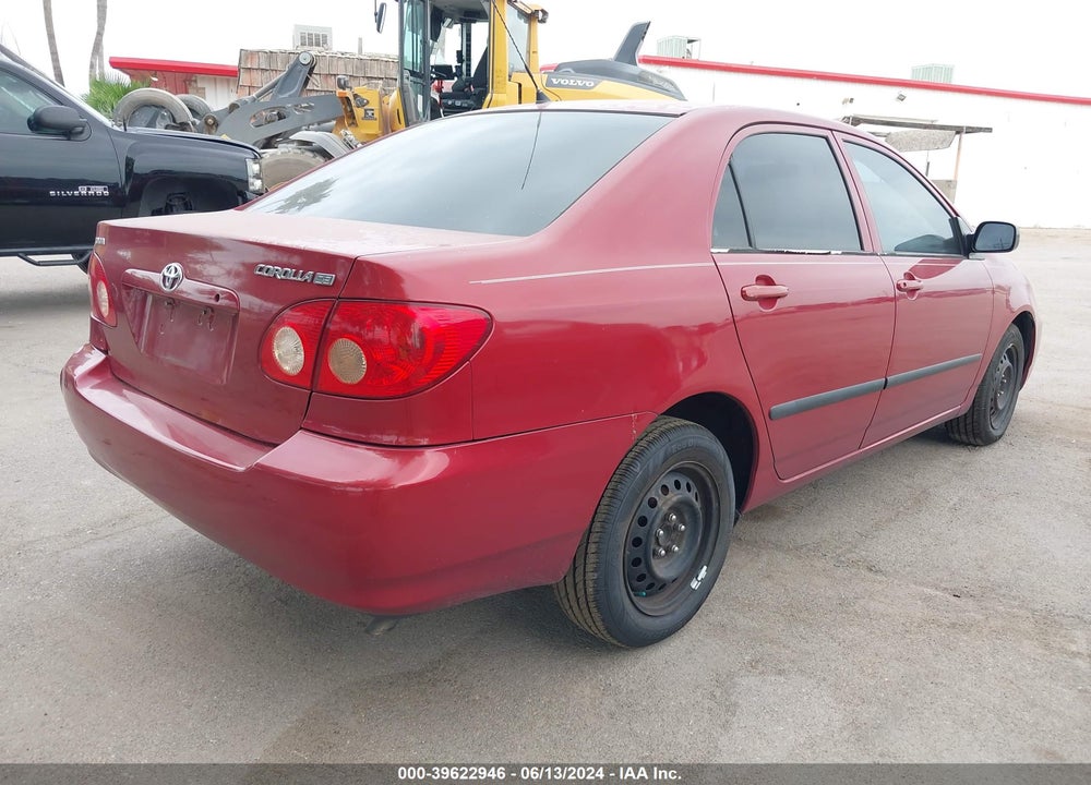 2005 TOYOTA COROLLA CE VIN: 2T1BR32E05C447482