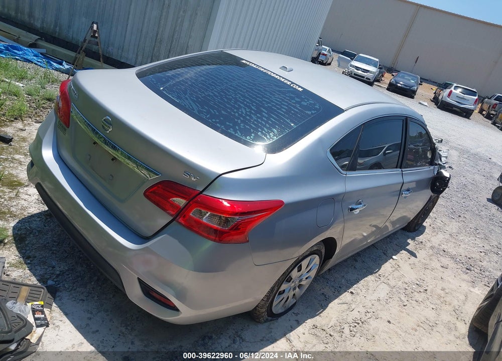 2017 NISSAN SENTRA SV VIN: 3N1AB7APXHL647297
