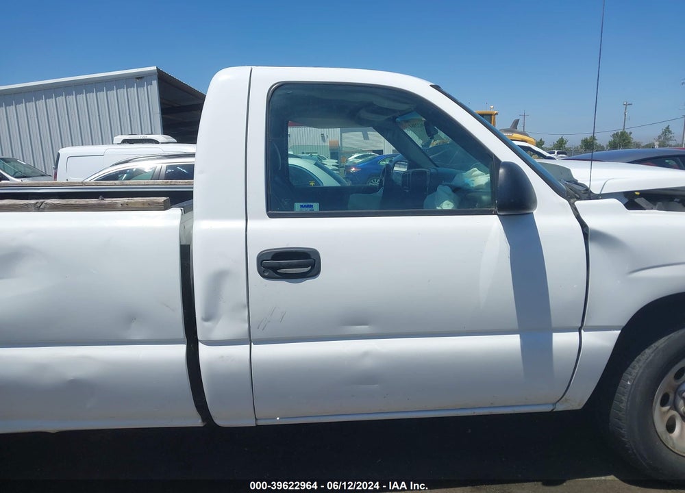 2007 CHEVROLET SILVERADO 1500 CLASSIC WORK TRUCK VIN: 1GCEC14V17E170308