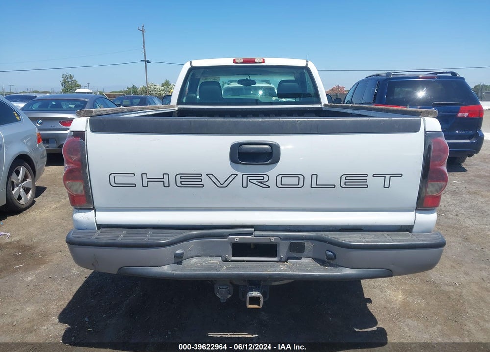 2007 CHEVROLET SILVERADO 1500 CLASSIC WORK TRUCK VIN: 1GCEC14V17E170308