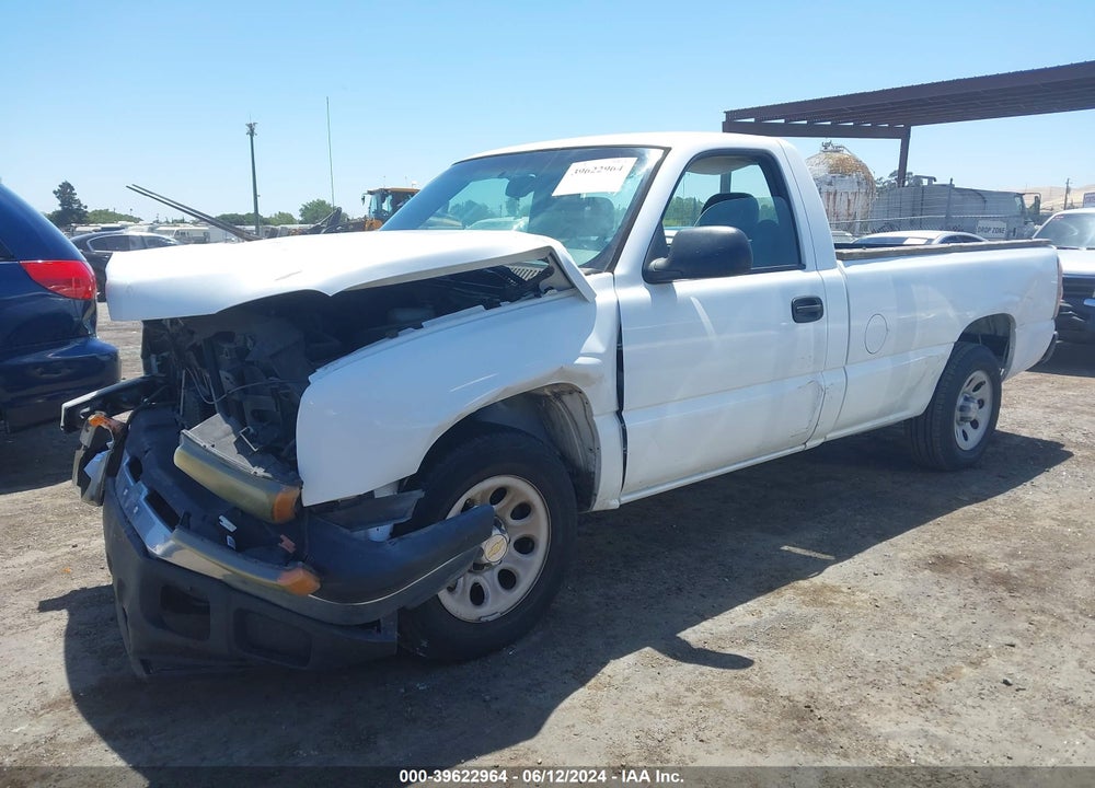 2007 CHEVROLET SILVERADO 1500 CLASSIC WORK TRUCK VIN: 1GCEC14V17E170308