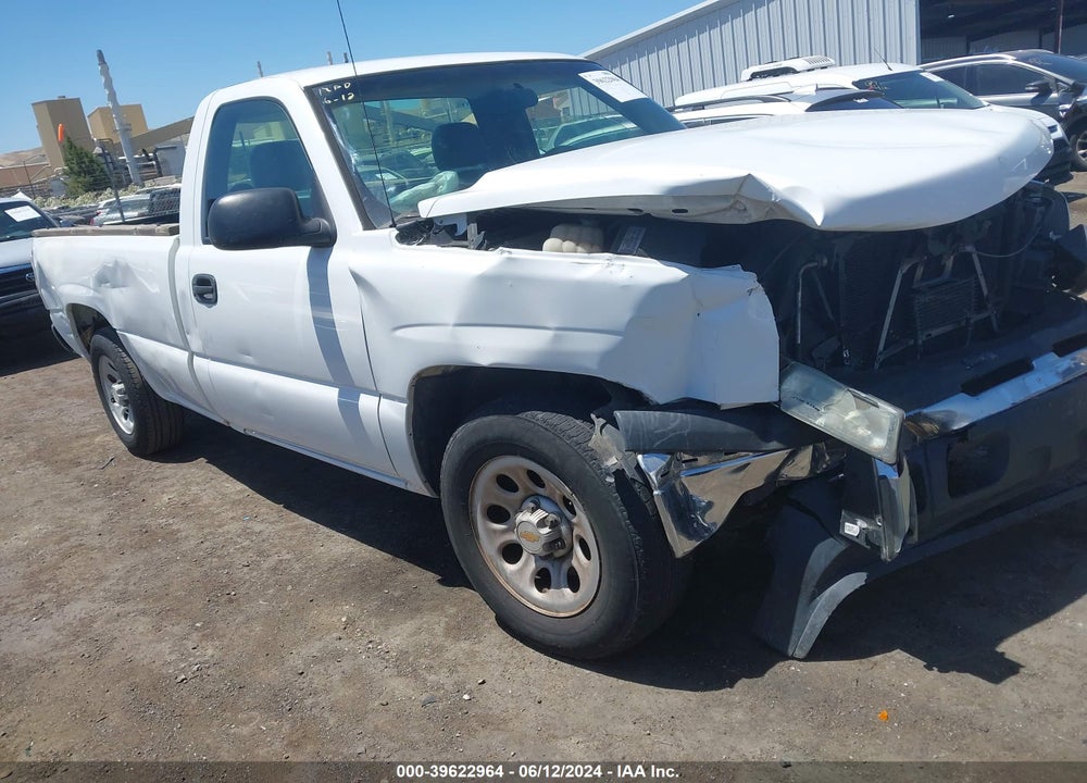 2007 CHEVROLET SILVERADO 1500 CLASSIC WORK TRUCK VIN: 1GCEC14V17E170308