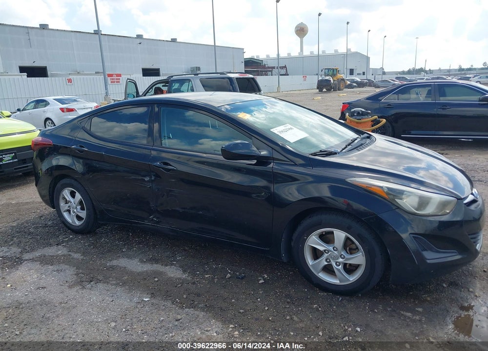 2014 HYUNDAI ELANTRA SE VIN: KMHDH4AE6EU134678