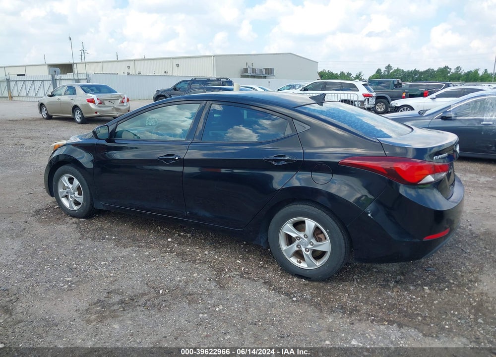 2014 HYUNDAI ELANTRA SE VIN: KMHDH4AE6EU134678