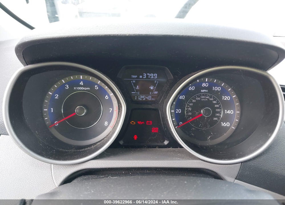 2014 HYUNDAI ELANTRA SE VIN: KMHDH4AE6EU134678