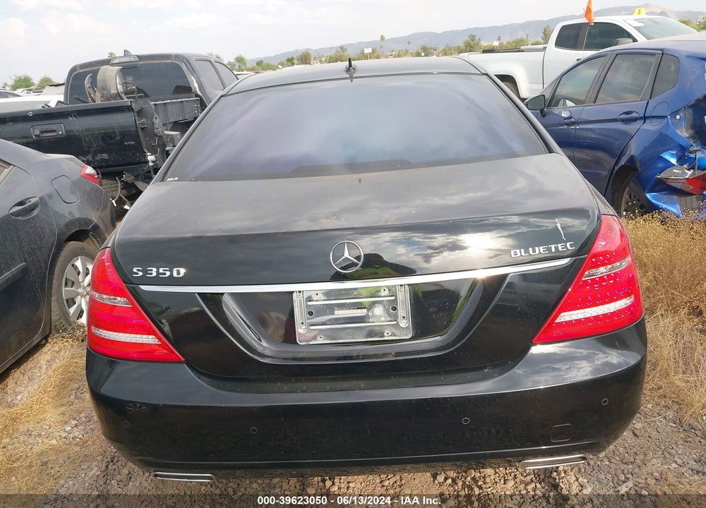 2013 MERCEDES-BENZ S 350 BLUETEC 4MATIC VIN: WDDNG8DBXDA483773