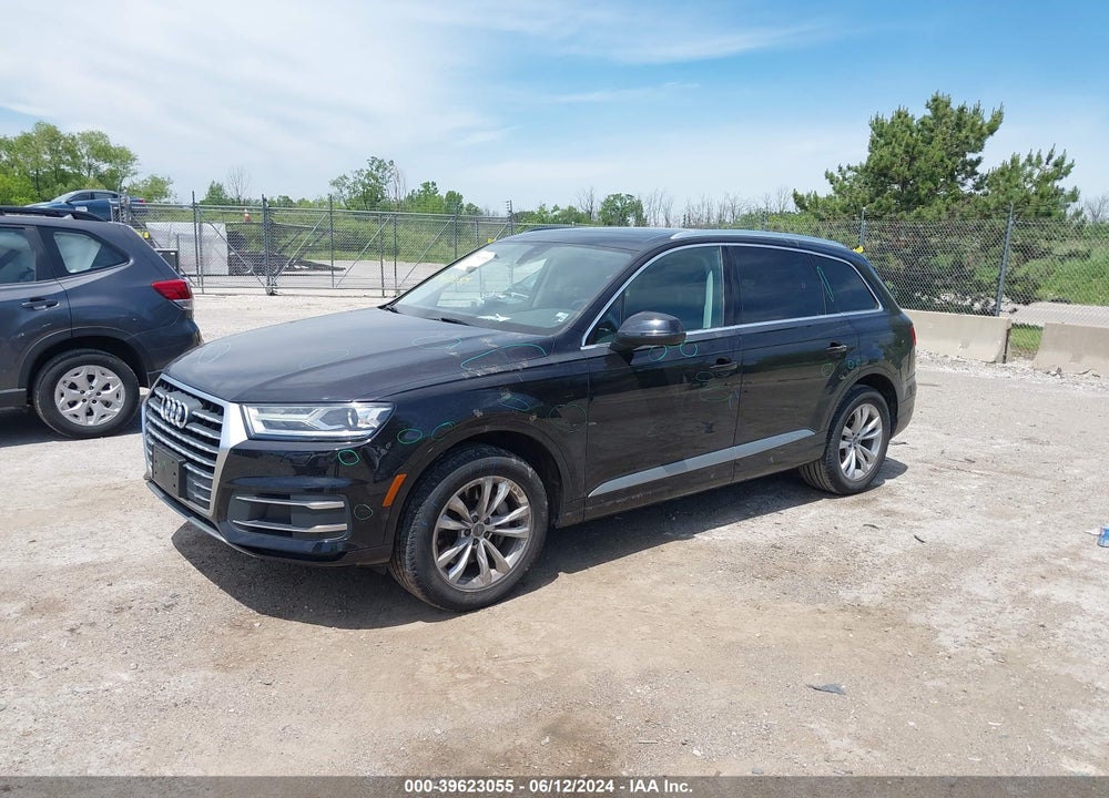 2019 AUDI Q7 45 PREMIUM VIN: WA1AHAF71KD037748