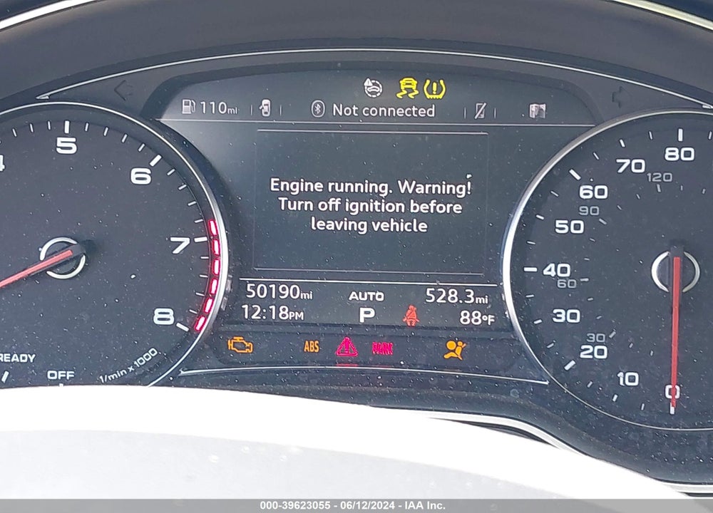2019 AUDI Q7 45 PREMIUM VIN: WA1AHAF71KD037748