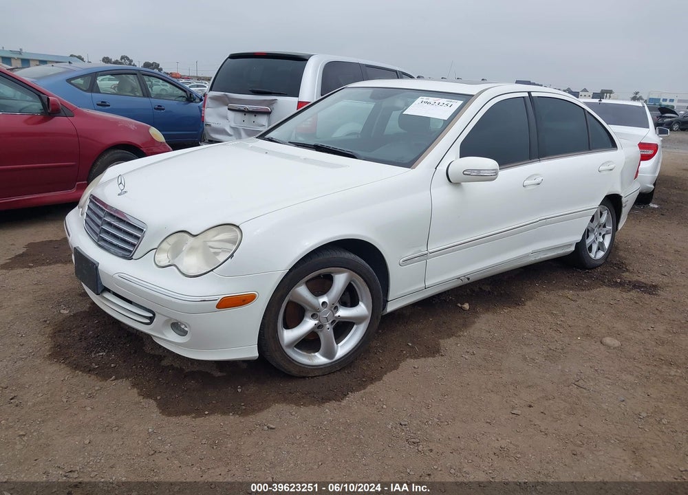 2007 MERCEDES-BENZ C 280 LUXURY VIN: WDBRF54H87F850208