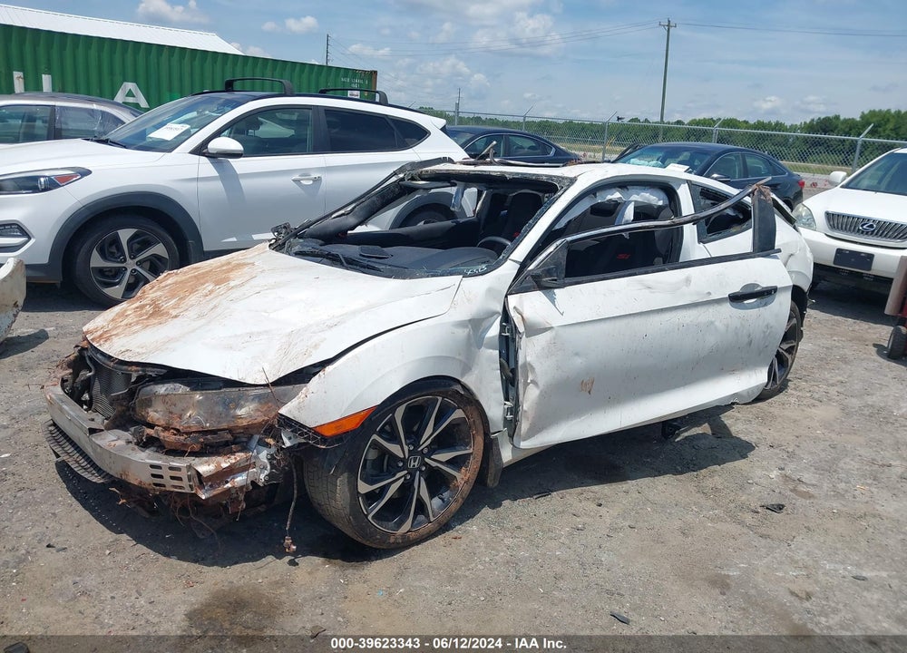 2018 HONDA CIVIC SI VIN: 2HGFC3A54JH752845
