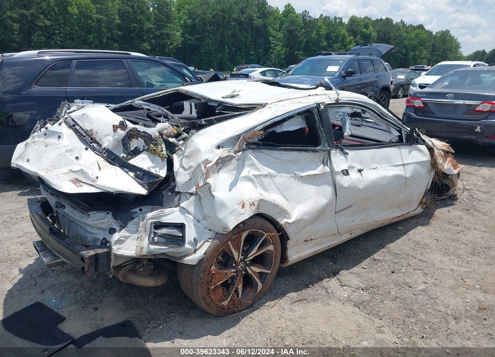 2018 HONDA CIVIC SI VIN: 2HGFC3A54JH752845