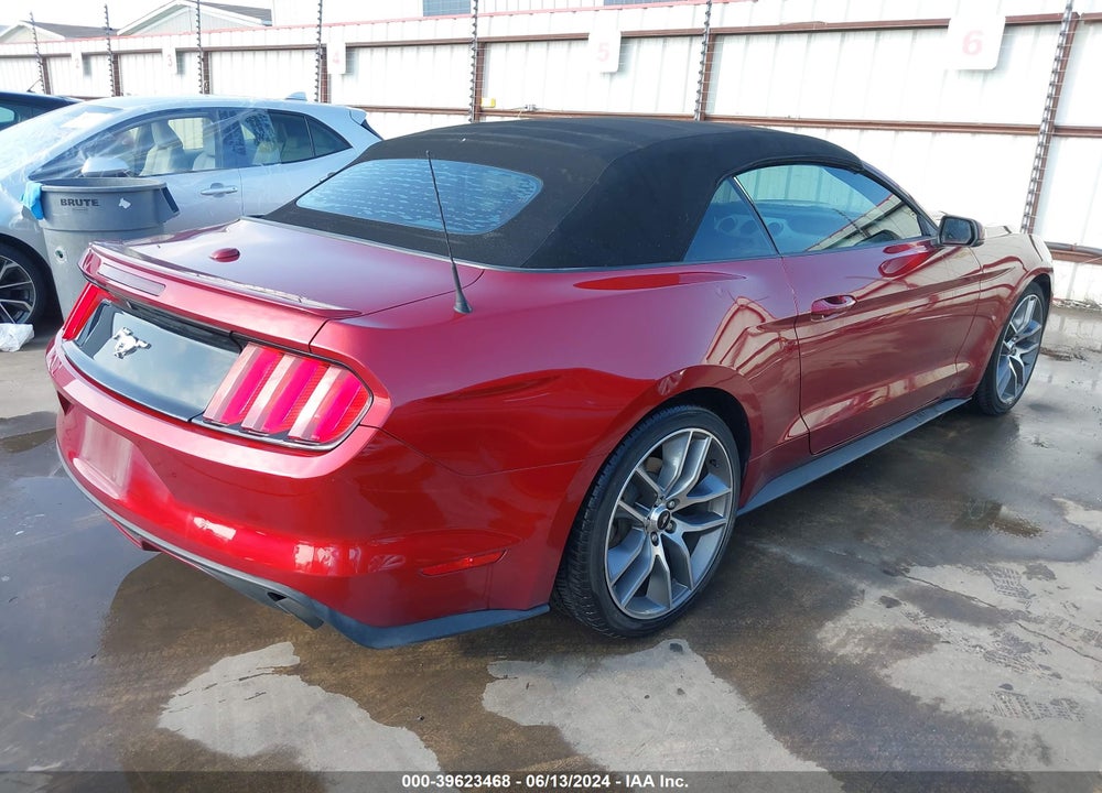 2015 FORD MUSTANG ECOBOOST PREMIUM VIN: 1FATP8UH0F5430863