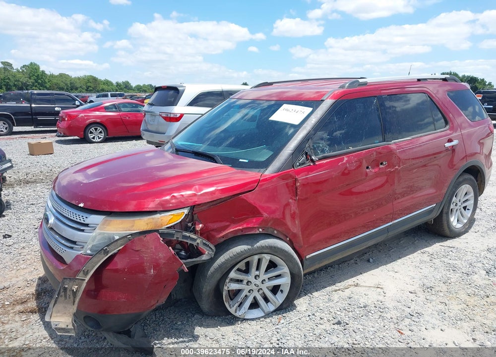2013 FORD EXPLORER XLT VIN: 1FM5K7D88DGC09374