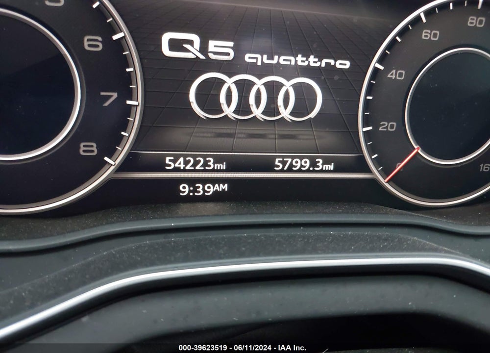 2019 AUDI Q5 45 PREMIUM VIN: WA1BNAFY3K2123712