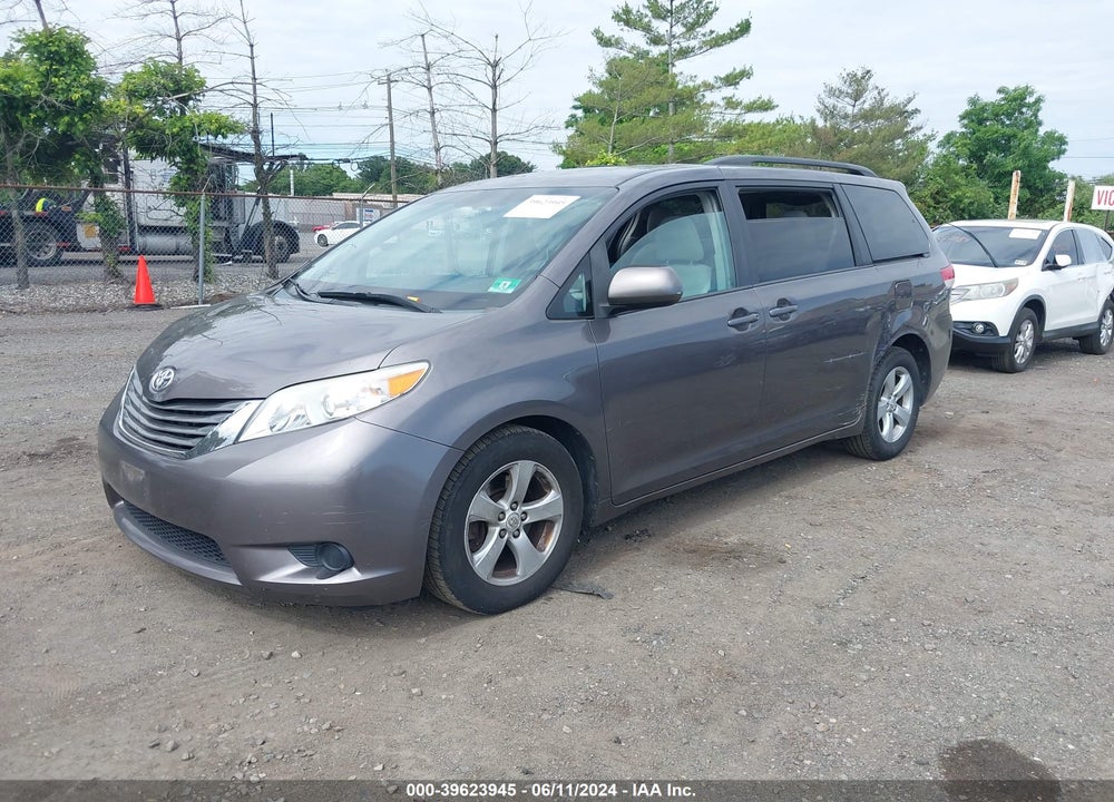 2012 TOYOTA SIENNA LE V6 8 PASSENGER VIN: 5TDKK3DC6CS230393