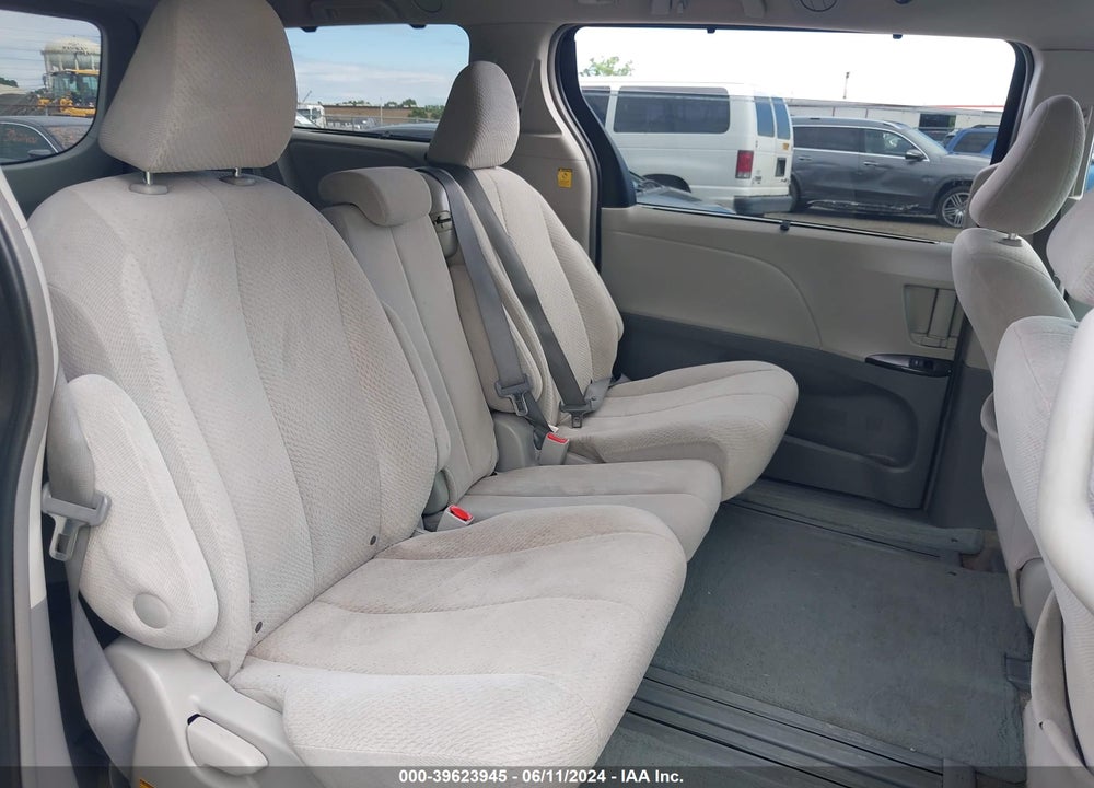 2012 TOYOTA SIENNA LE V6 8 PASSENGER VIN: 5TDKK3DC6CS230393