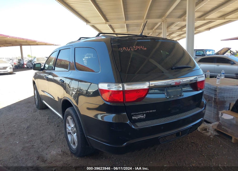 2012 DODGE DURANGO CREW VIN: 1C4RDHDG8CC247349