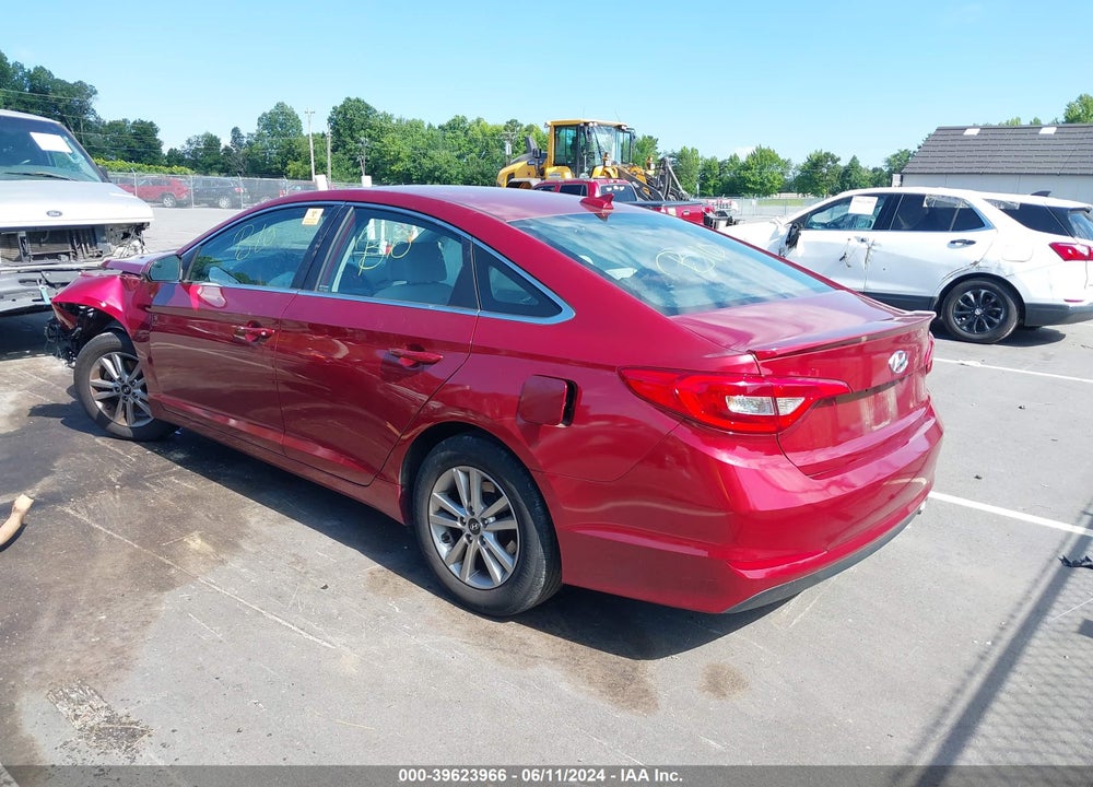 2016 HYUNDAI SONATA SE VIN: 5NPE24AFXGH312284