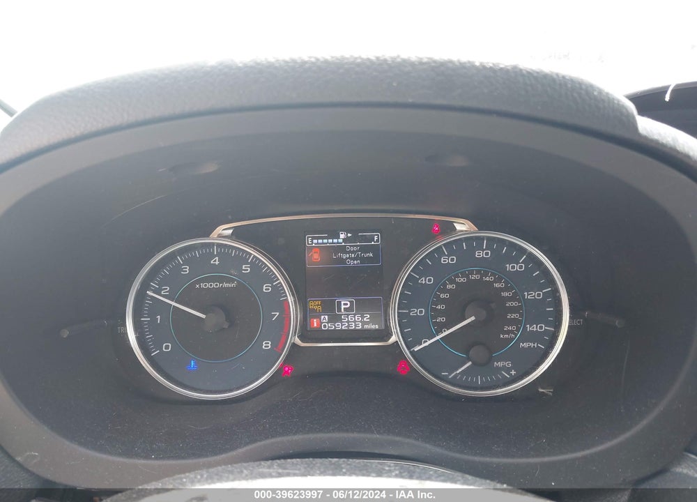 2017 SUBARU CROSSTREK 2.0I LIMITED VIN: JF2GPALC8H8254835