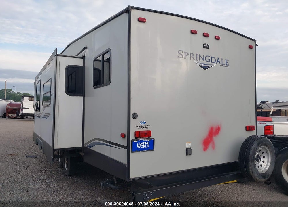 2020 KEYSTONE SPRINDALE 300 FWBH VIN: 4YDF30027L3102690