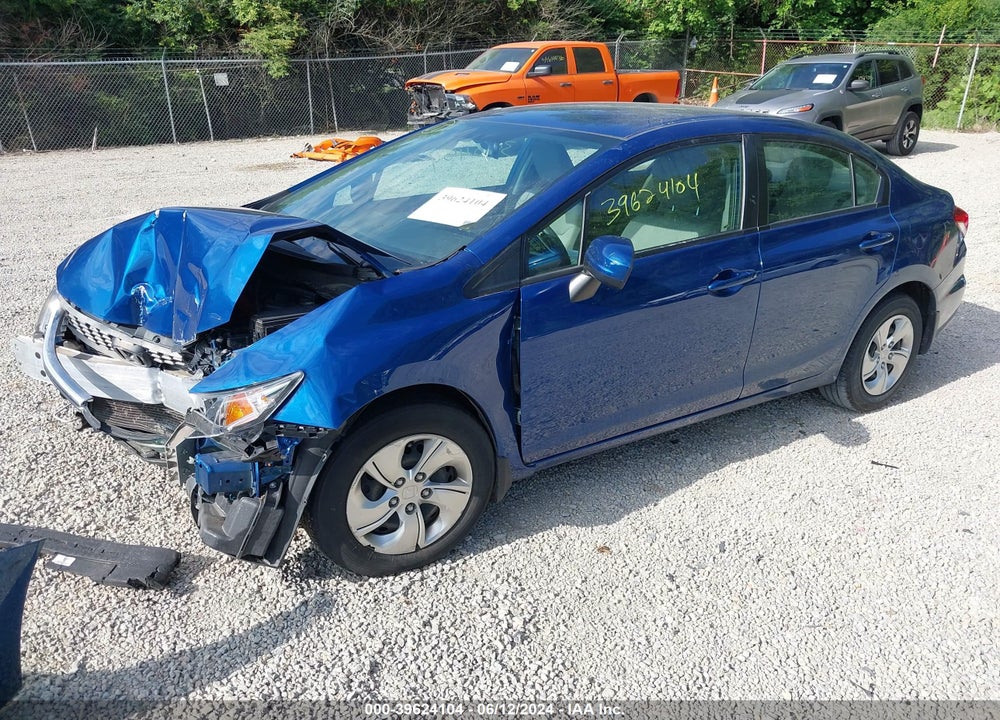 2015 HONDA CIVIC LX VIN: 19XFB2F57FE058884